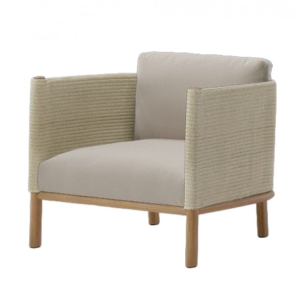 Outdoor Furniture Quick Dry - Teak Wood Frame Rope Weaving Quick-Dry