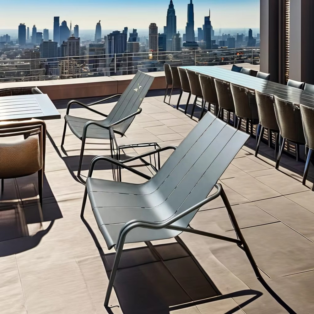 Outdoor Furniture Cafe - Italy Design Customizable Aluminum Outdoor Furniture