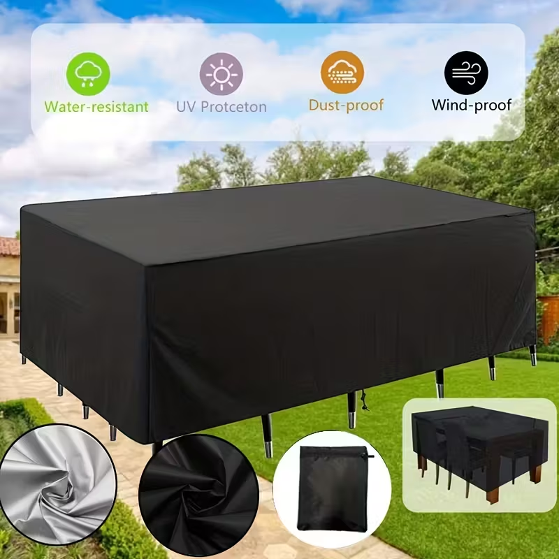 Outdoor Furniture Covers Waterproof - Heavy-Duty 210D Outdoor Garden Furniture Cover