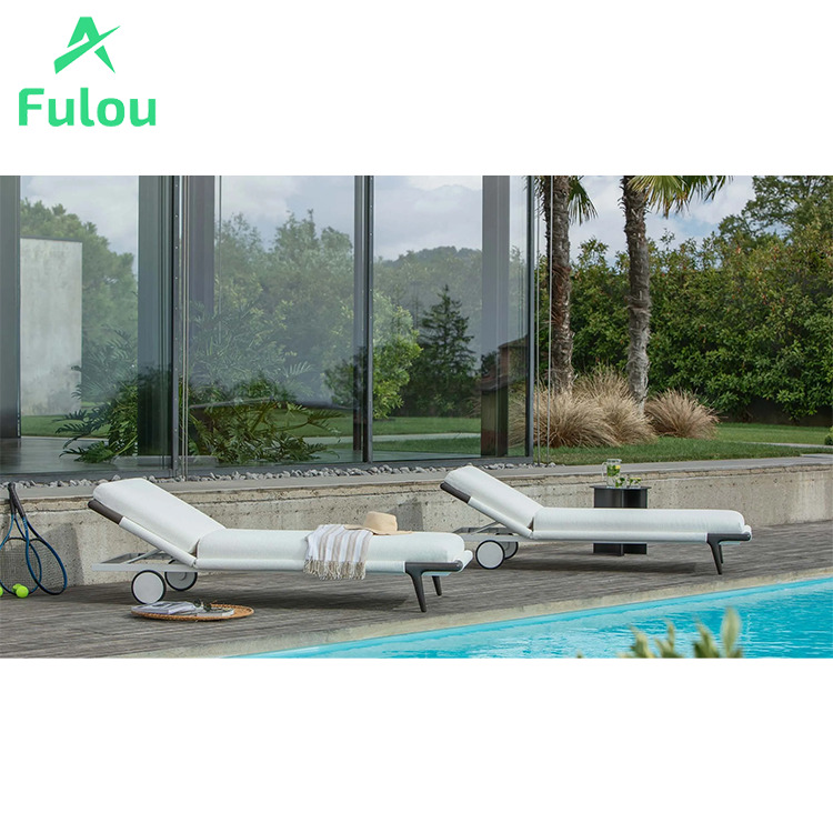 Modern Aluminum Sun Lounge UV  - Outdoor Furniture Quick Dry 评论和价格