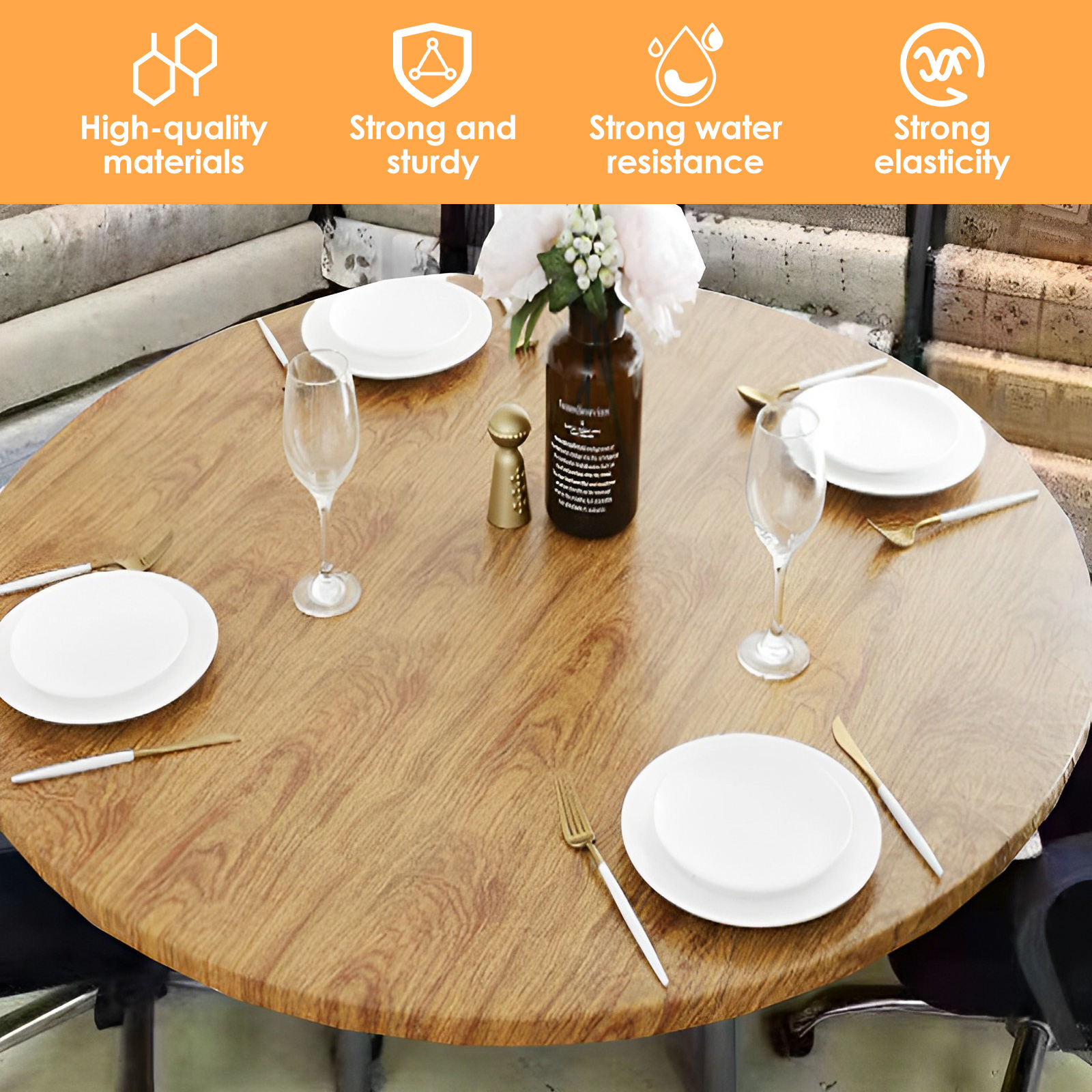 Round Table Cloth Waterproof o - Outdoor Furniture Oil 评论和价格