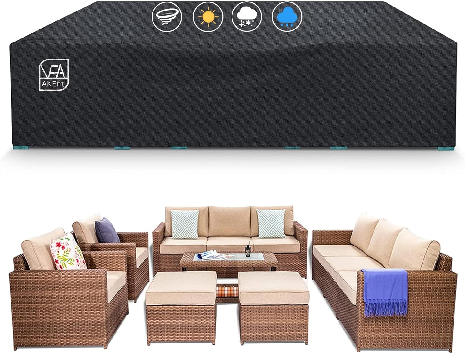 Heavy Duty Waterproof Patio Fu - Outdoor Furniture Heavy 评论和价格