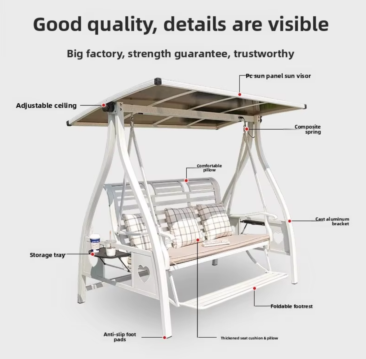 Hot Sale Luxury Modern Solar P - Outdoor Furniture Quick Dry 评论和价格