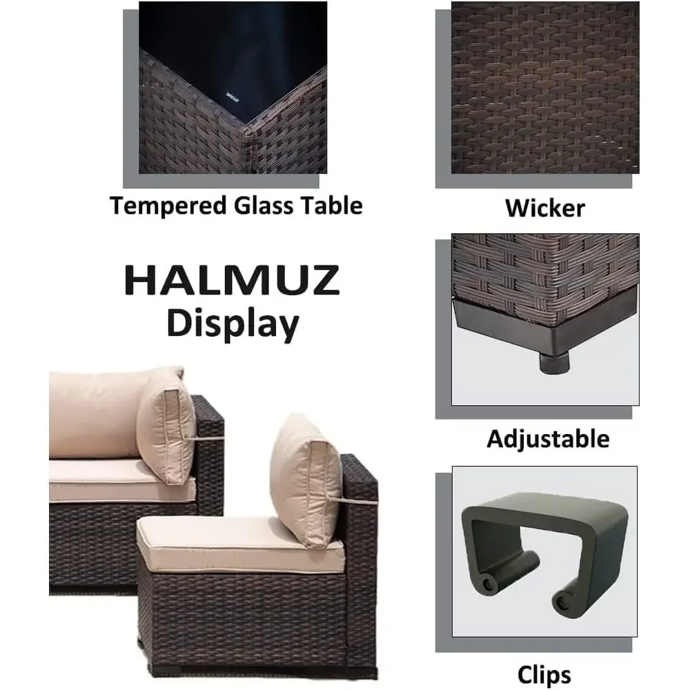 8-Piece Outdoor Patio Furnitur - Outdoor Furniture And Fire Pit 评论和价格