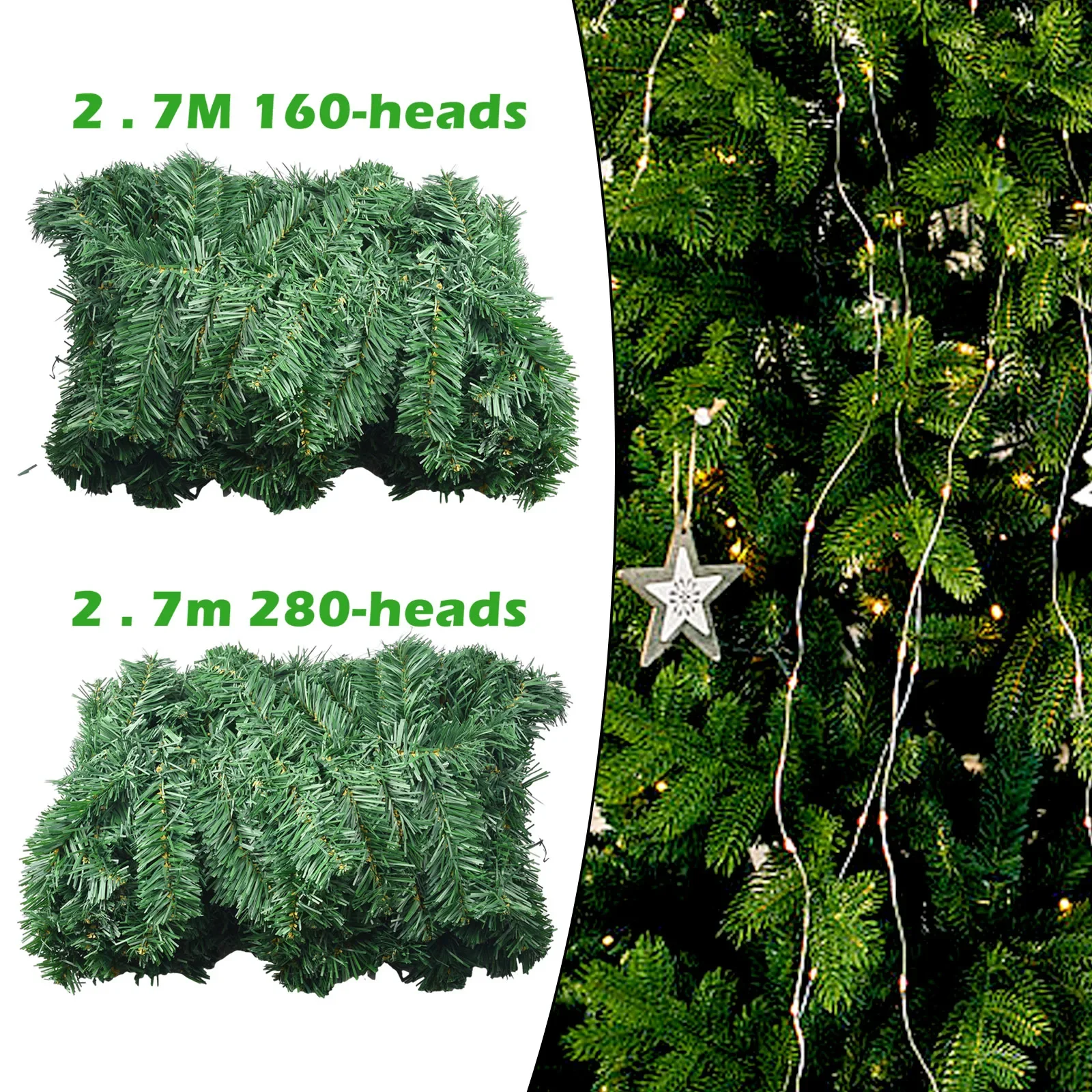 2.7M Artificial Green Christma - Outdoor Furniture Cafe 评论和价格
