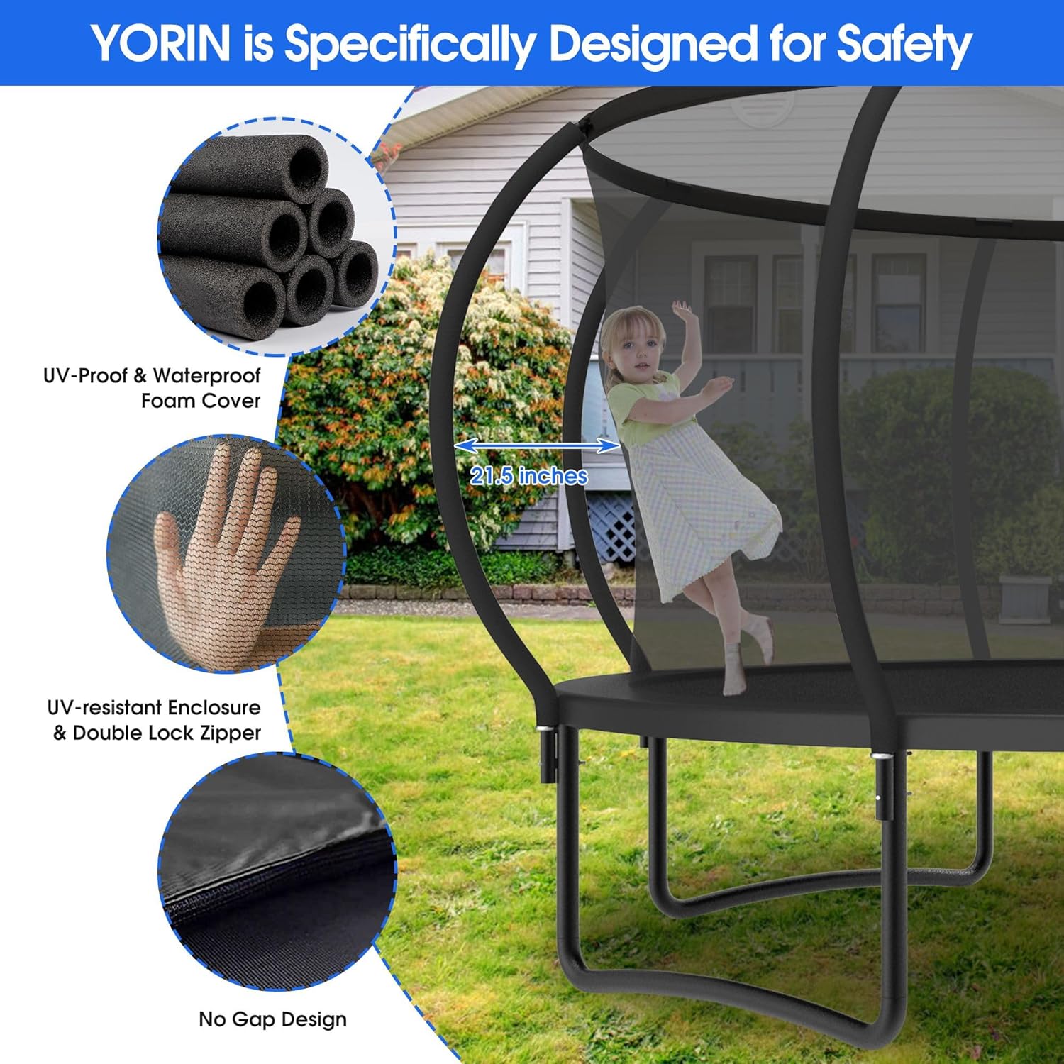 Large Outdoor Trampoline with  - Outdoor Furniture Heavy 评论和价格