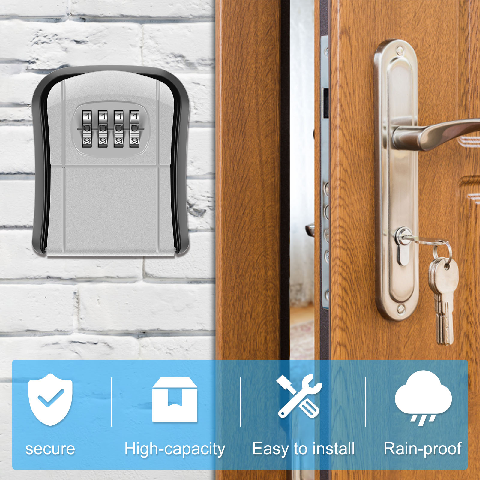 Key Safe Box for Outside Wall  - Outdoor Furniture Warehouse 评论和价格