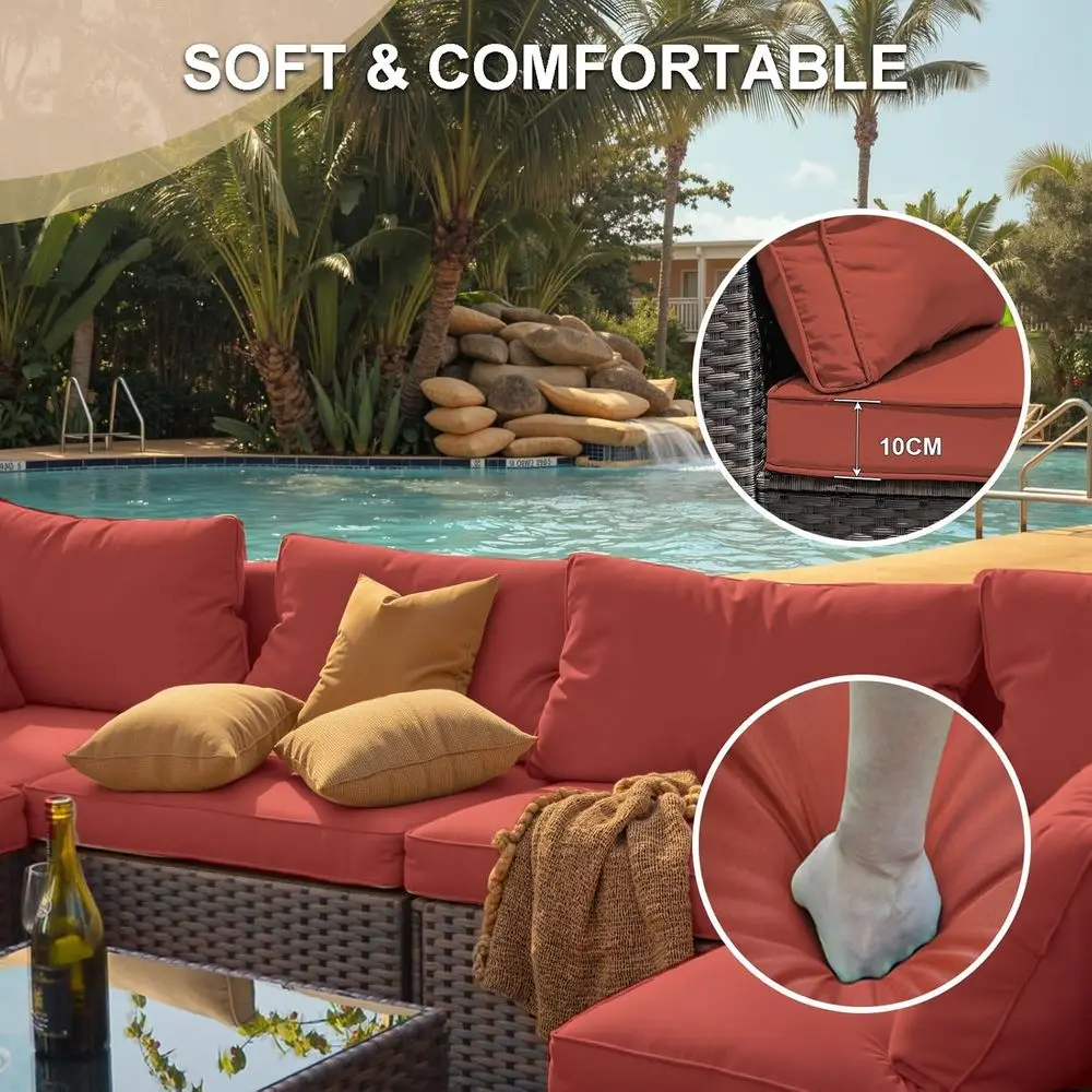 5-Piece Patio Furniture Set wi - Outdoor Furniture And Fire Pit 评论和价格