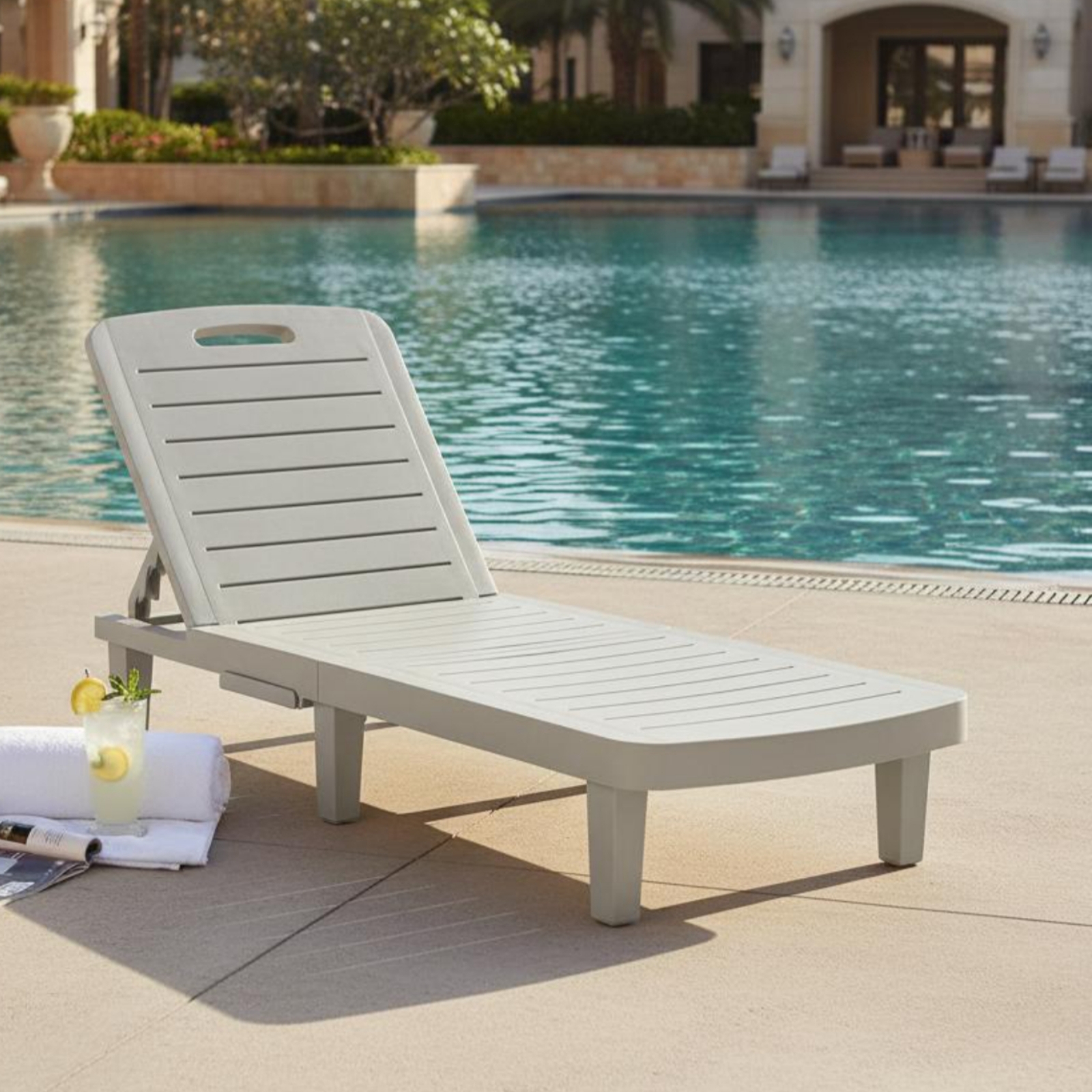 Adjustable Chaise Lounge Sunba - Outdoor Furniture Quick Dry 评论和价格