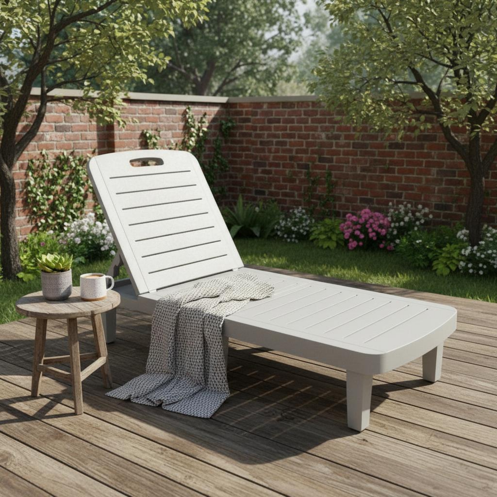 Adjustable Chaise Lounge Sunba - Outdoor Furniture Quick Dry 评论和价格