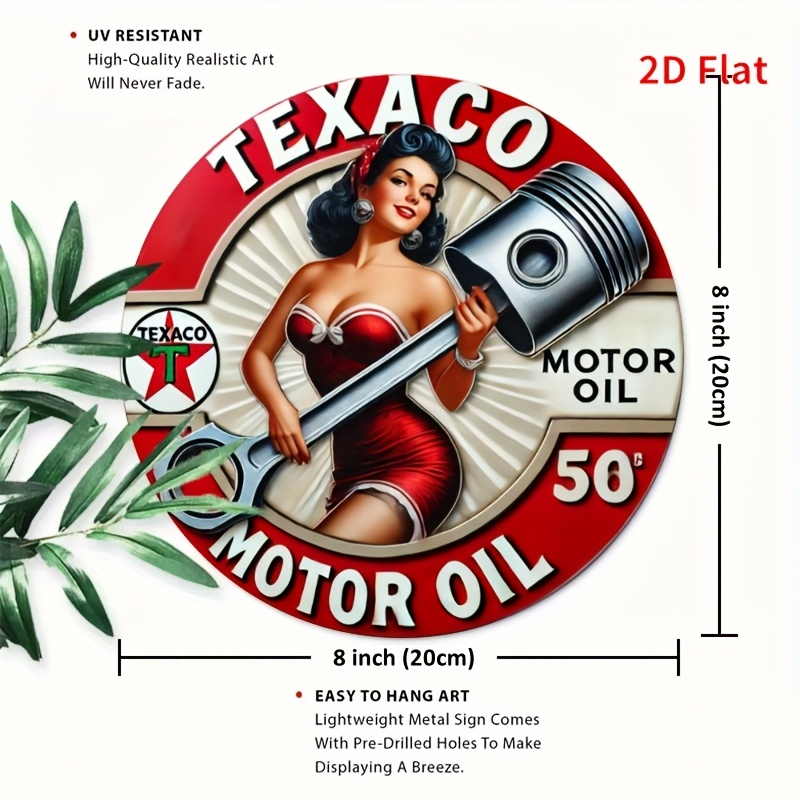2D Flat, 1pc Vintage Texaco Mo - Outdoor Furniture Oil 评论和价格