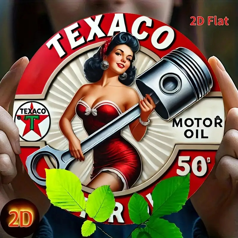 2D Flat, 1pc Vintage Texaco Mo - Outdoor Furniture Oil 评论和价格