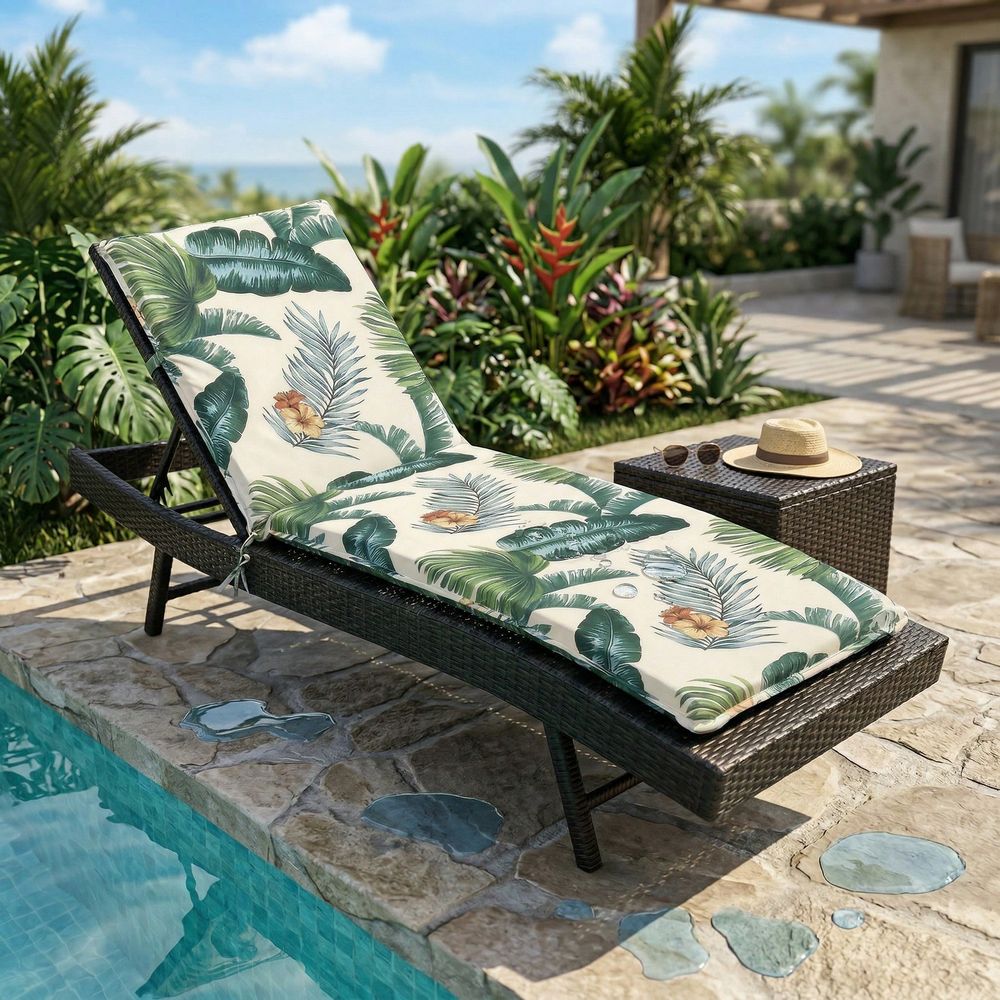 Outdoor Indoor Chaise Lounge C - Outdoor Furniture Replacement Fabric 评论和价格