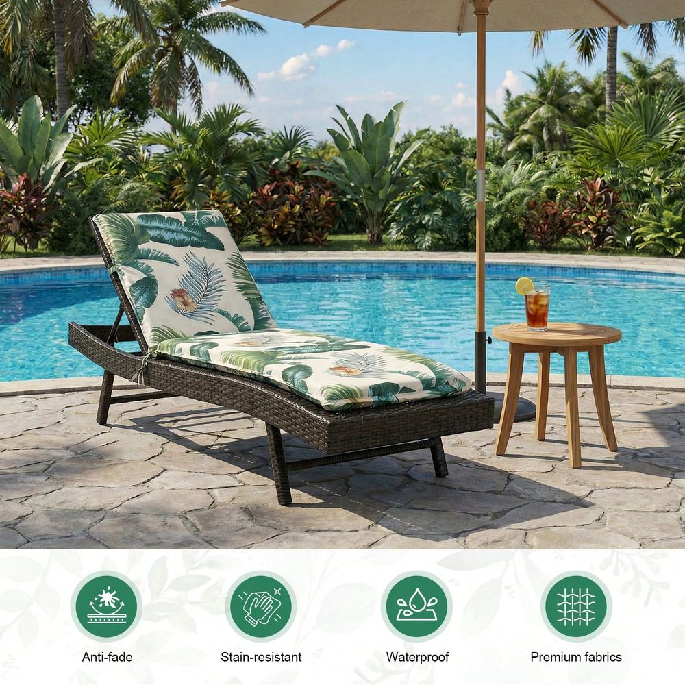 Outdoor Indoor Chaise Lounge C - Outdoor Furniture Replacement Fabric 评论和价格