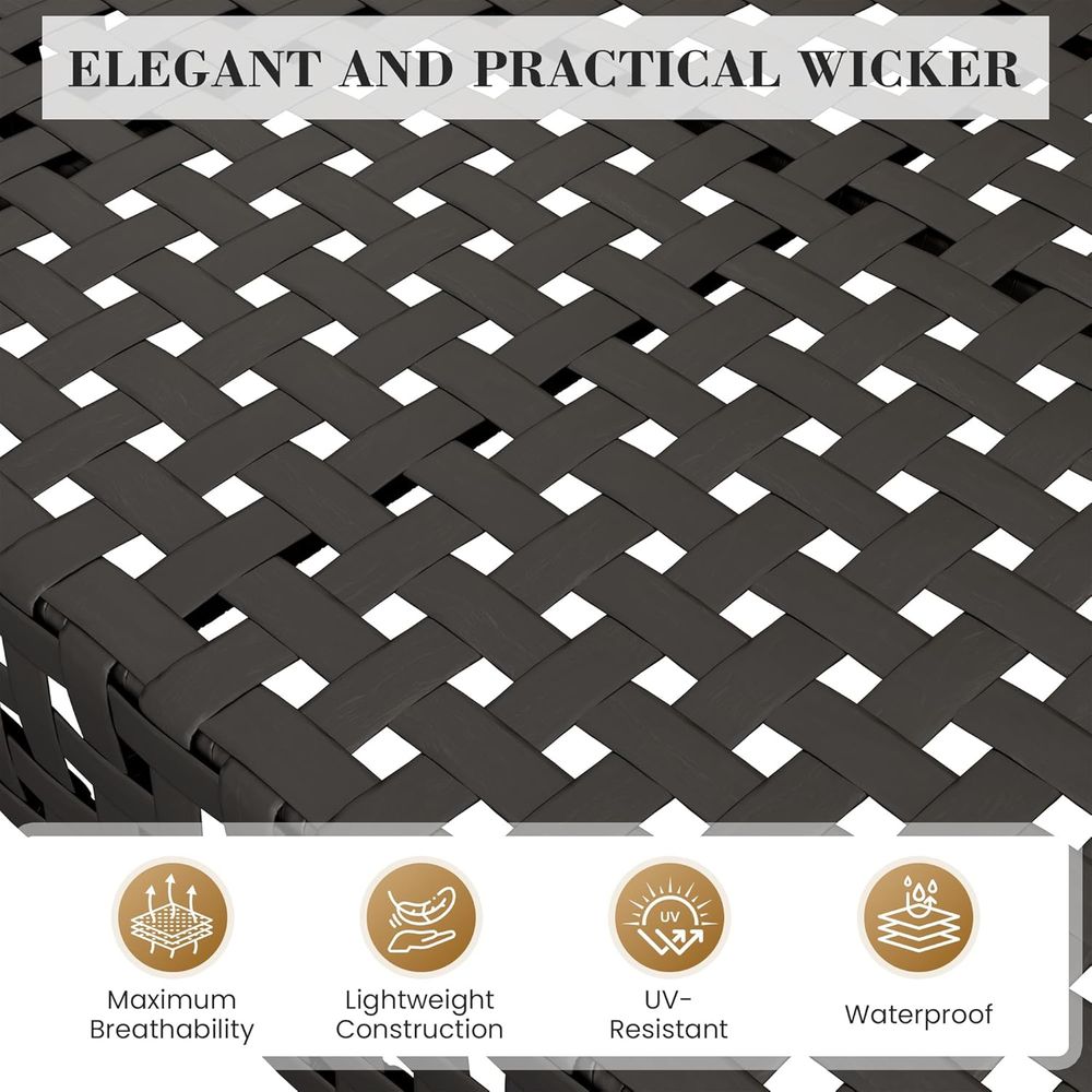 7-Piece High-Leg Outdoor Secti - Outdoor Furniture Cafe 评论和价格