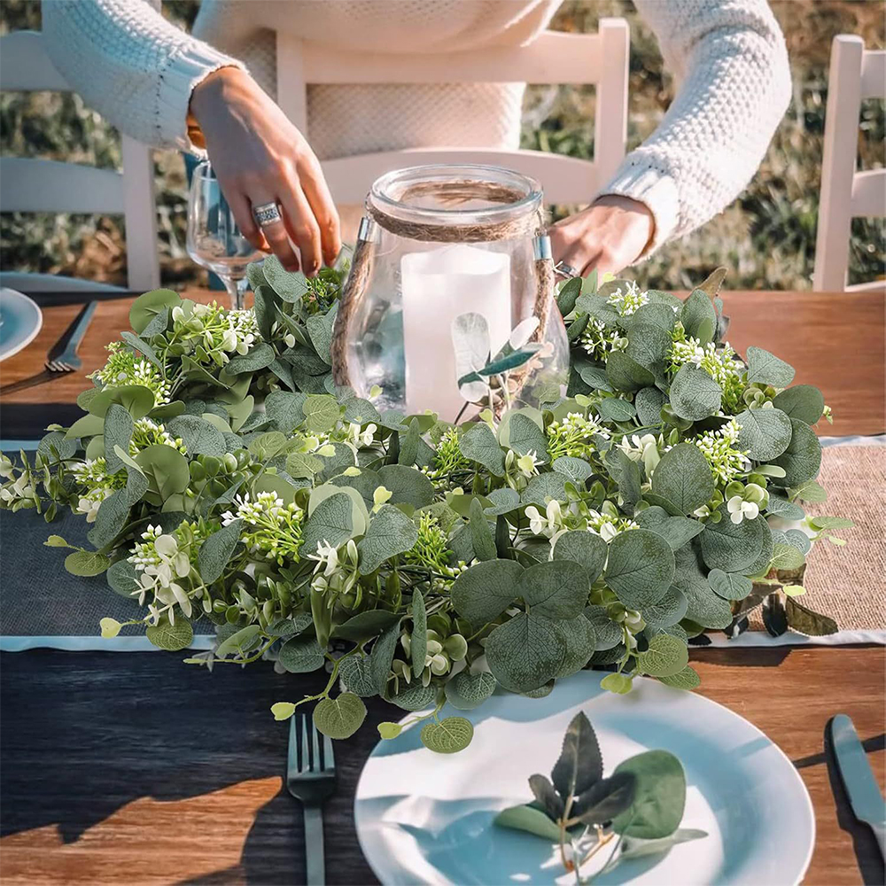Artificial Eucalyptus Garland  - Outdoor Furniture Cafe 评论和价格