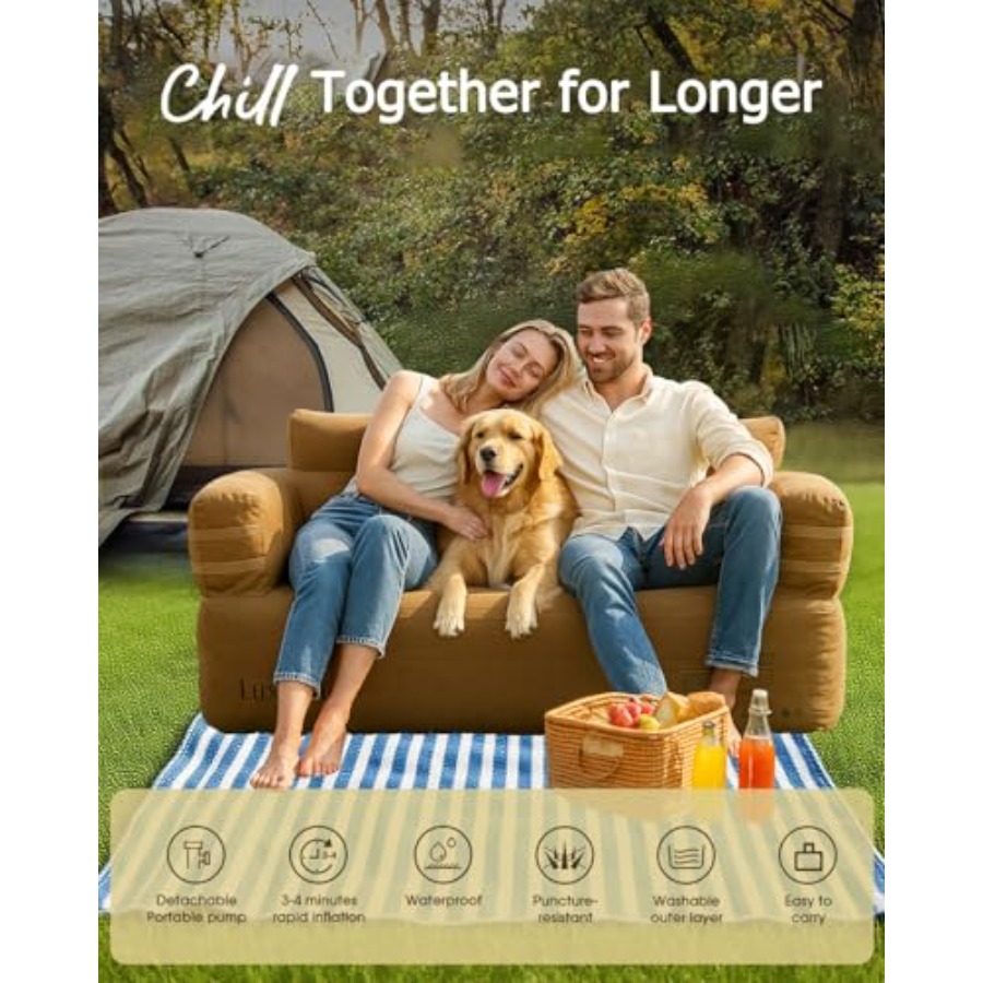 Portable Inflatable Couch for  - Outdoor Furniture Heavy 评论和价格