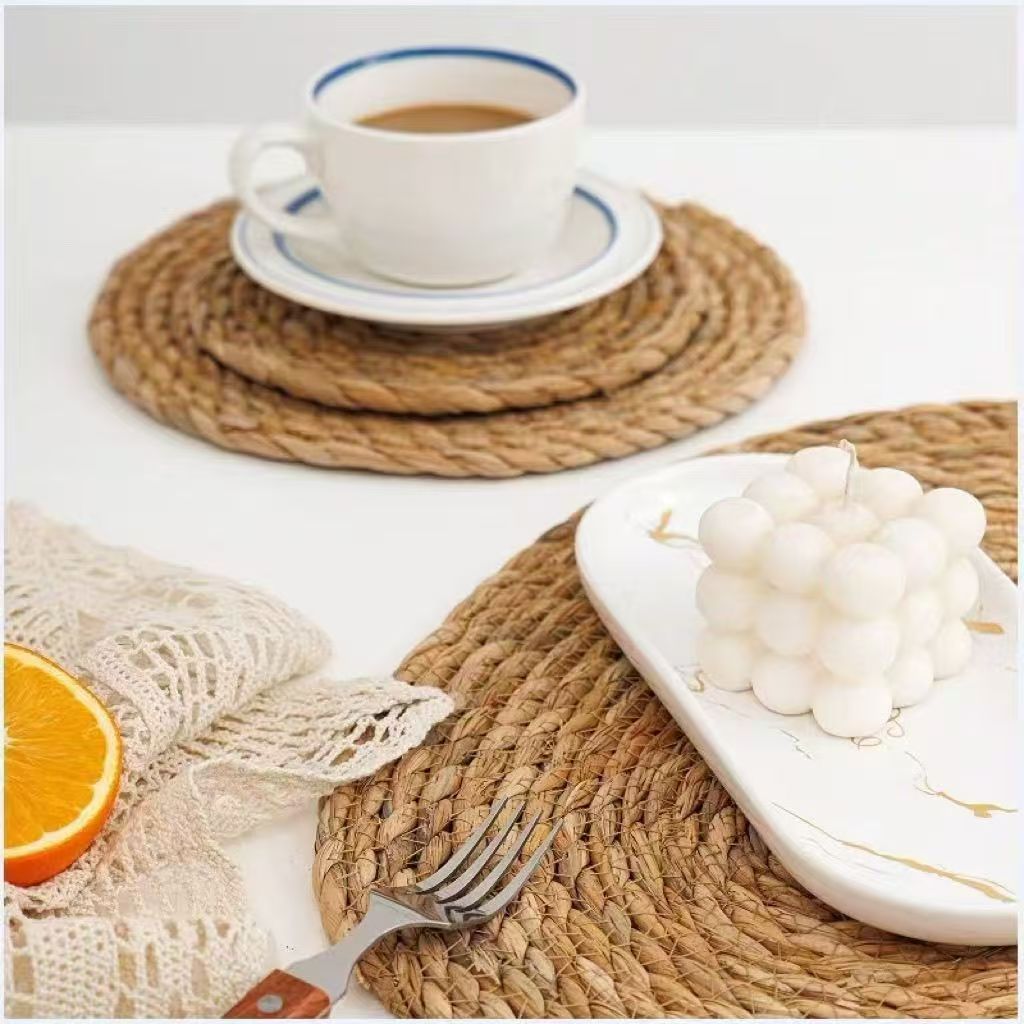 Handwoven Rattan Placemats - H - Outdoor Furniture Cafe 评论和价格