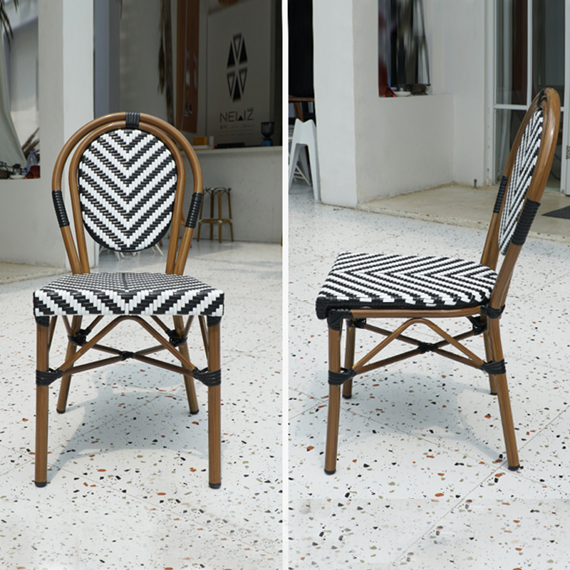 Stackable Rattan Chair French  - Outdoor Furniture Cafe 评论和价格