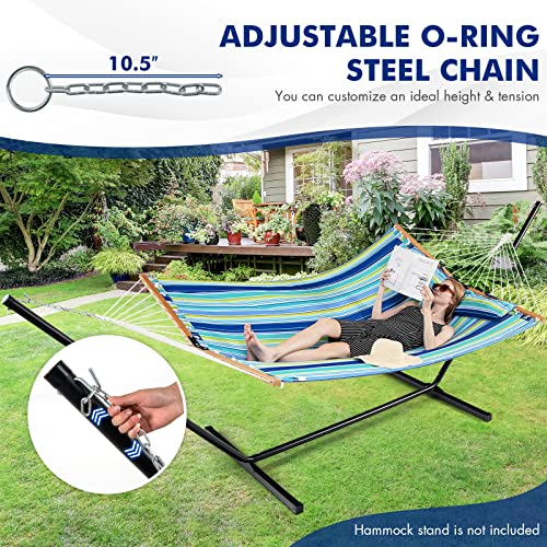 10.5 Feet Double Hammock With  - Outdoor Furniture Quick Dry 评论和价格
