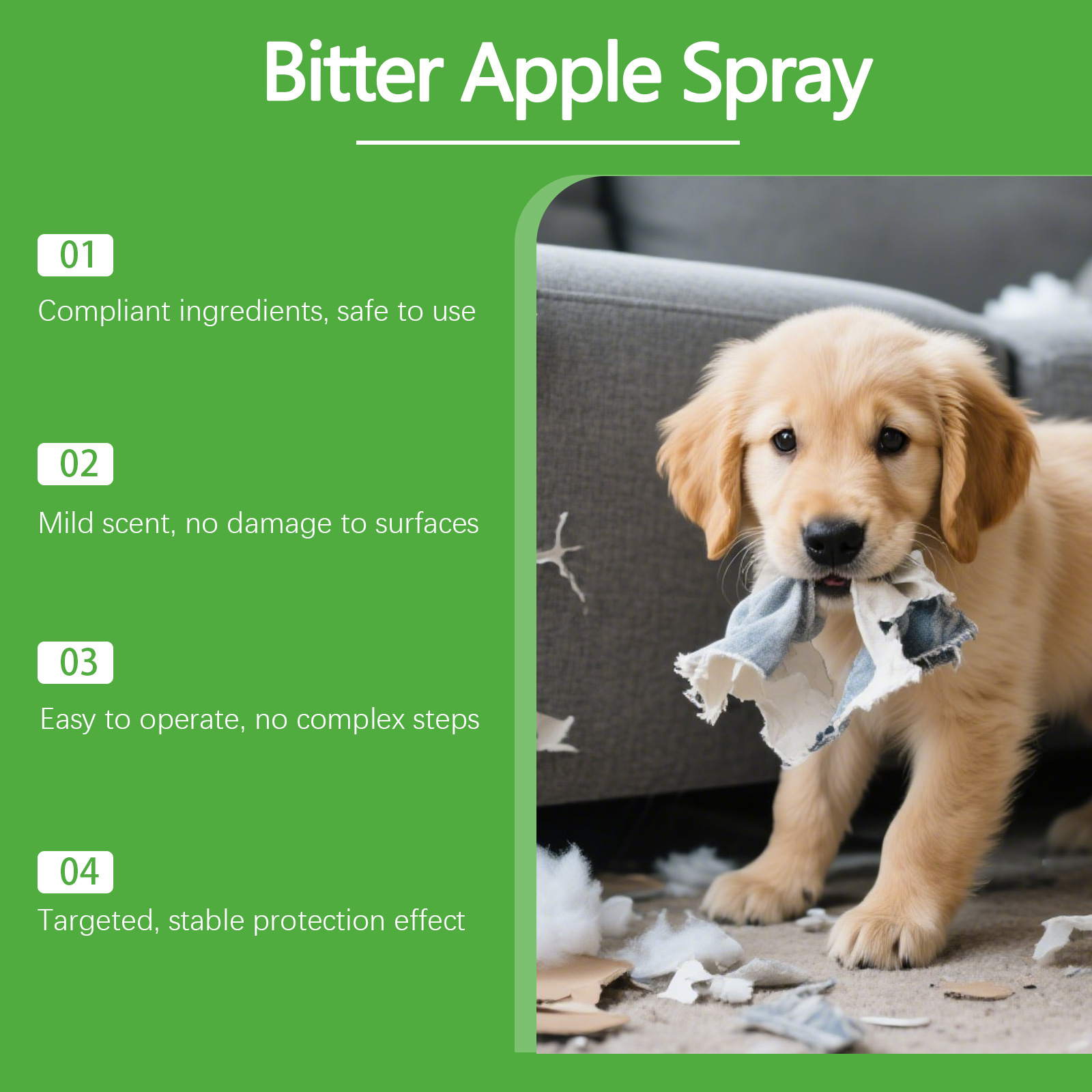 Pet Anti-Chew Spray Non-Toxic  - Outdoor Furniture Quick Dry 评论和价格