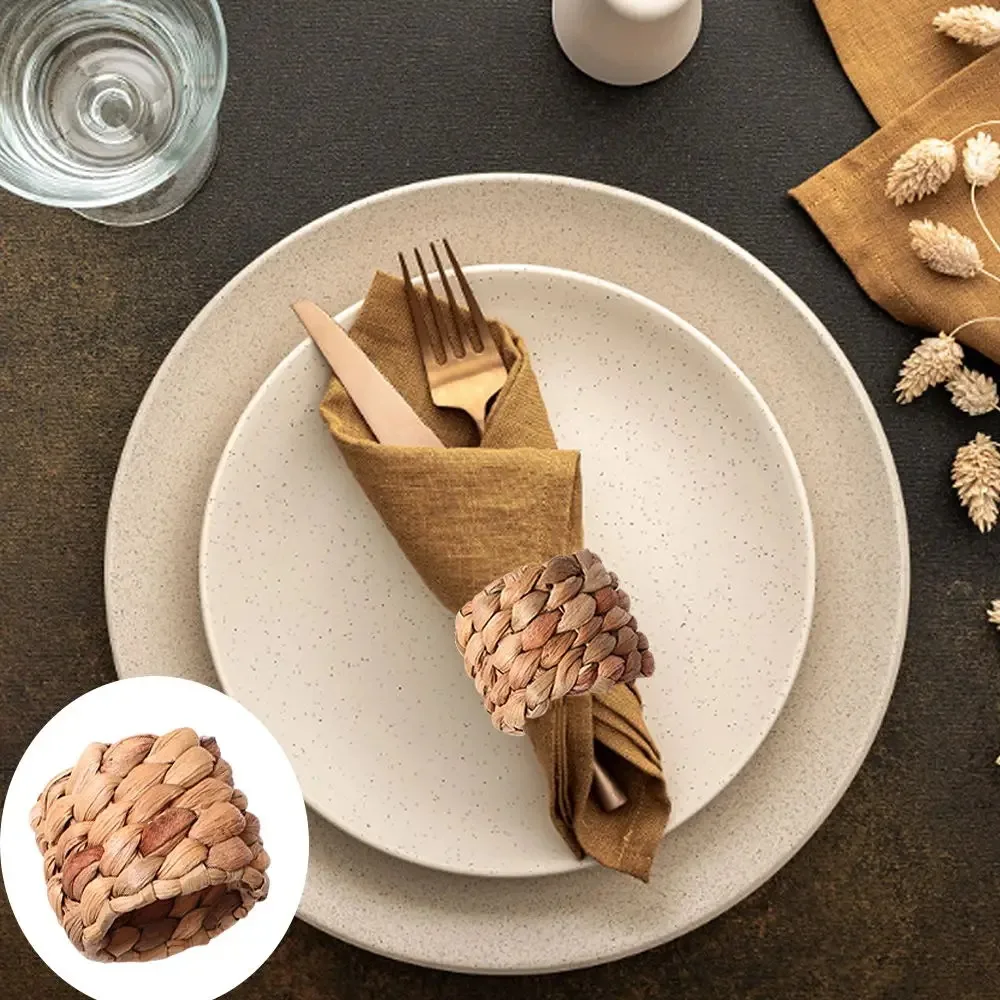 6/96Pcs Woven Handmade Napkin  - Outdoor Furniture Cafe 评论和价格
