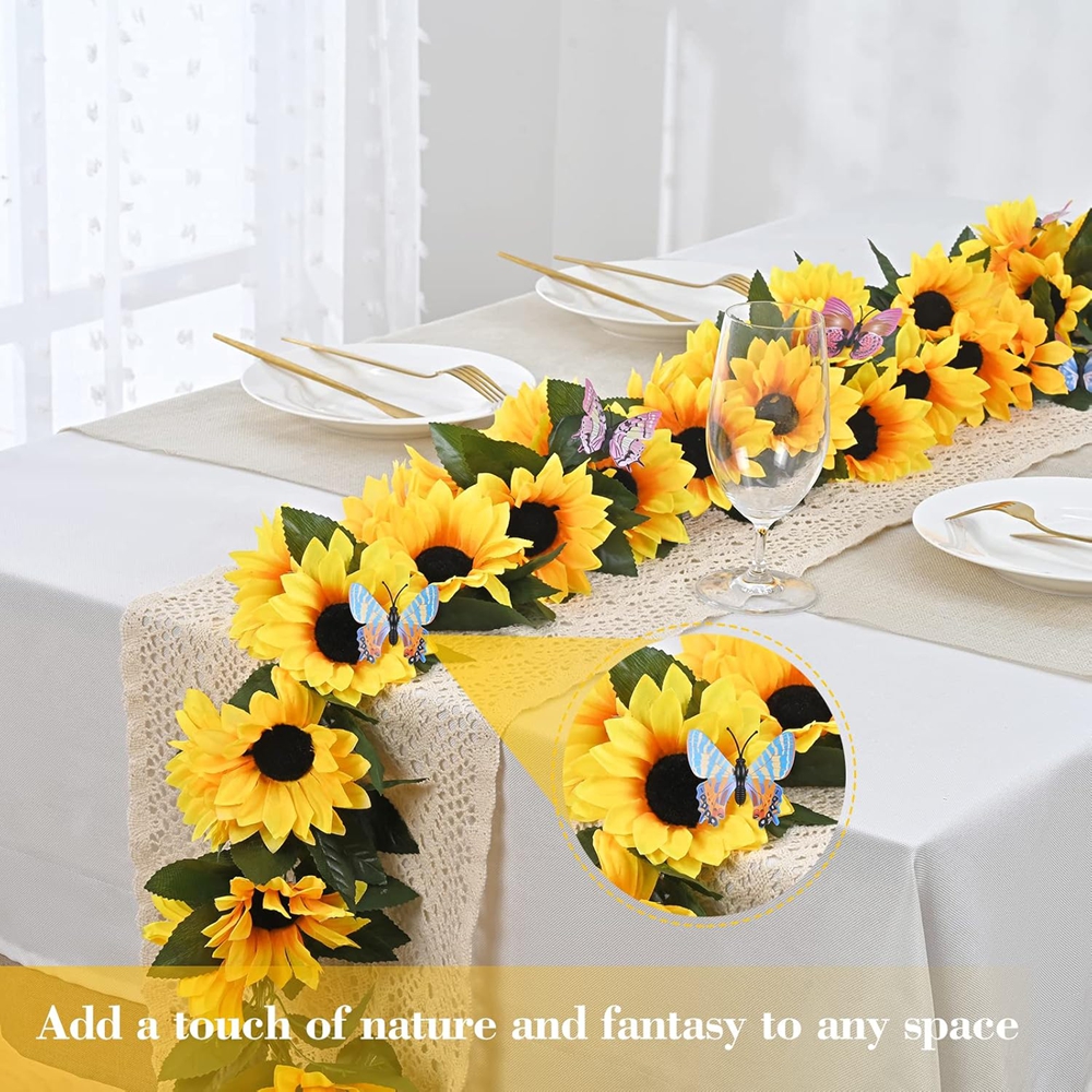 1/3PCS Artificial Flowers Sunf - Outdoor Furniture Cafe 评论和价格