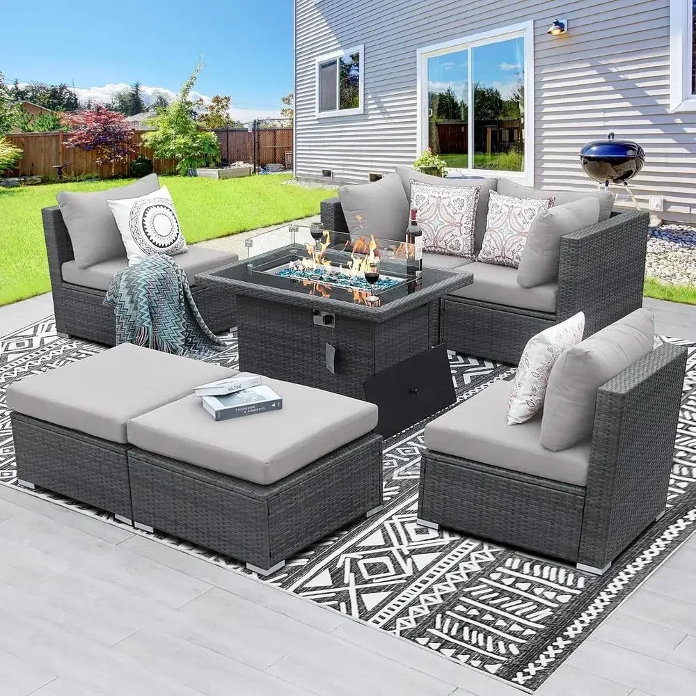 6-Person Weather-Resistant Out - Outdoor Furniture And Fire Pit 评论和价格