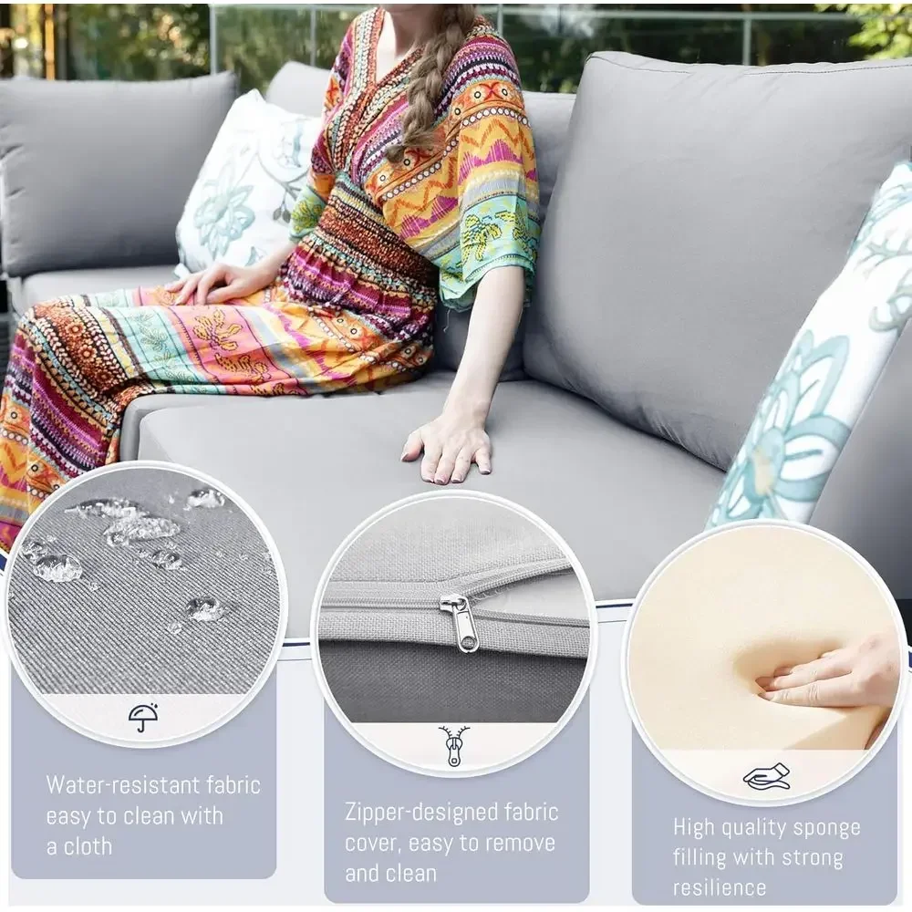 6-Person Weather-Resistant Out - Outdoor Furniture And Fire Pit 评论和价格