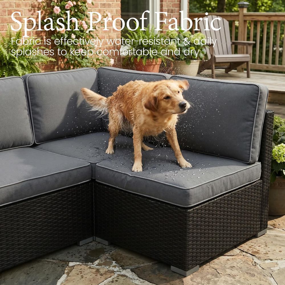 15 Piece Patio Furniture Set w - Outdoor Furniture And Fire Pit 评论和价格