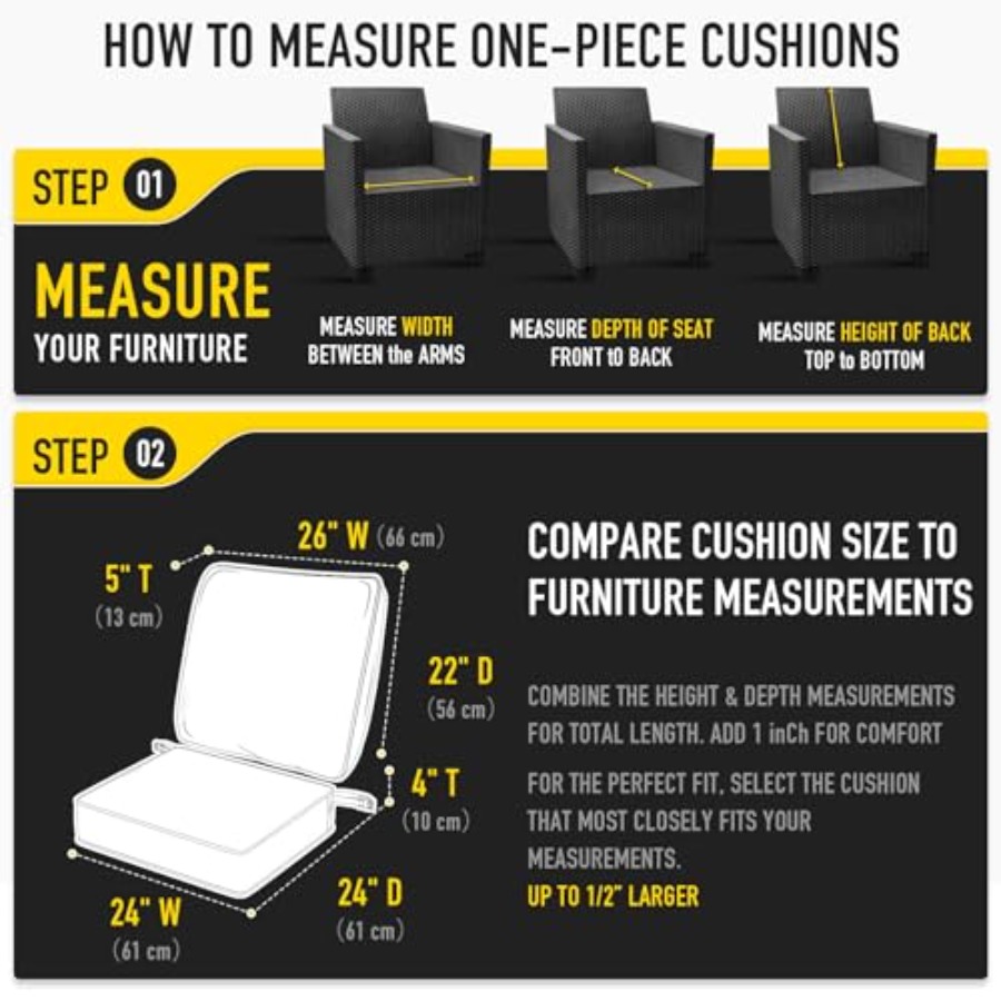 Outdoor Chair Cushions Waterpr - Outdoor Furniture Quick Dry 评论和价格